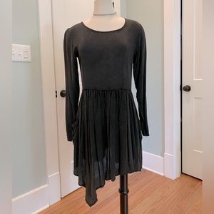 Y2K Evil Twin Asymmetrical Hem Long Sleeve Tunic / Dress - Size S